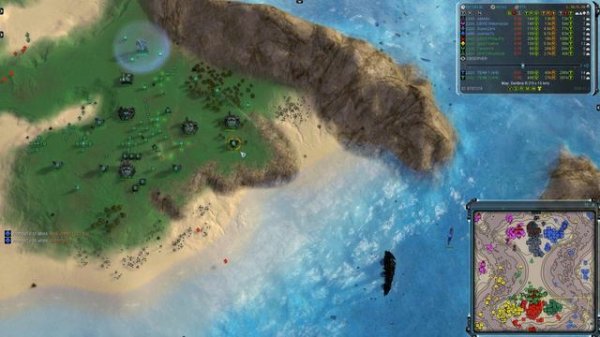 Supreme Commander Forged Alliance [198] 4v4 Топовые игроки показывают работающие тактики