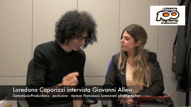 Loredana Caporizzi intervista Giovanni Allevi - Radio Canale 100 Bari смотреть онлайн