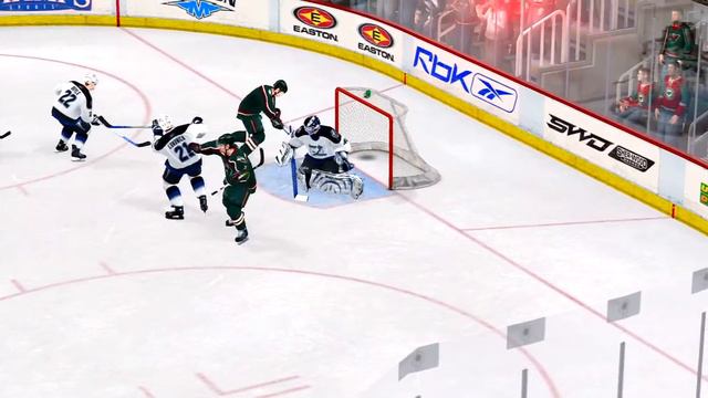 NHL 08 Gameplay Minnesota Wild vs Tampa Bay Lightning смотреть онлайн