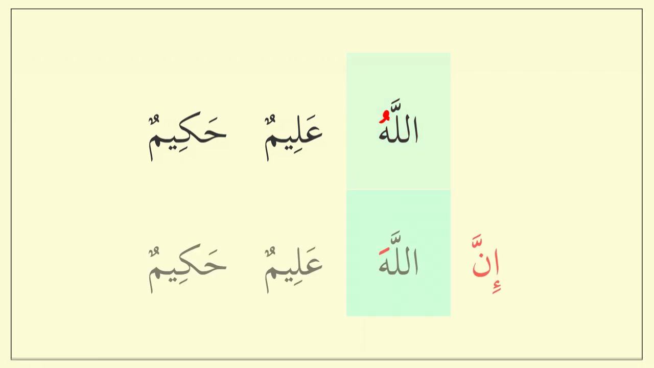 _003 Предложение с (إنّ)