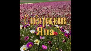 С днём рождения Яна