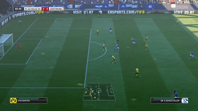 FC SCHALKE 04 - BORUSSIA DORTMUND 1-1 - 01.04.2017 - 26.SPIELTAG - FIFA 17 смотреть онлайн