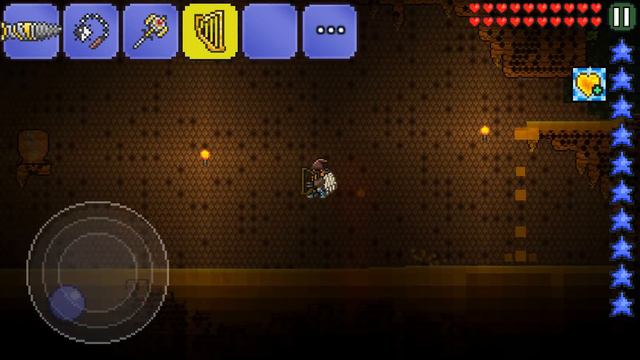 Let's Play Terraria IOS/Android Edition - Fighting The Queen Bee! - Episode 60
