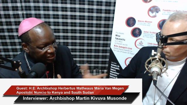 Archbishop Martin Kivuva Interviewing H.E. Archbishop Matheaus, Nuncio to Kenya and South Sudan смотреть онлайн