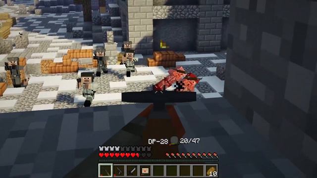 BATTLE OF STALINGRAD in Minecraft | WW2 in First-person смотреть онлайн