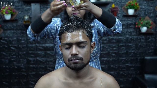Oil Shower ASMR Head Massage смотреть онлайн