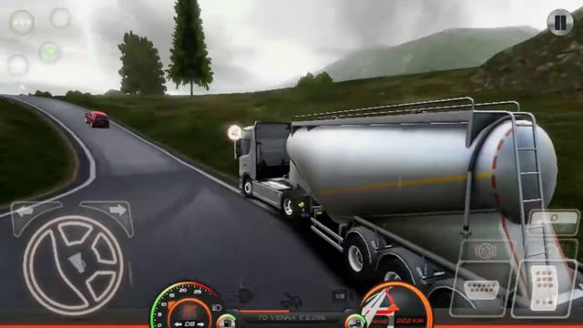 Truck Simulator Europe 2 #5 🚦 Cement Transport! - Android Gameplay смотреть онлайн