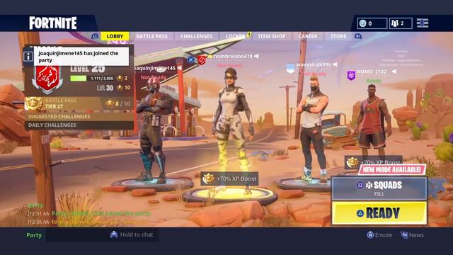 Fortnite LIVE  Ft  . Jose And RoMo