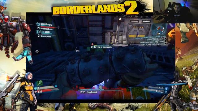 Destroza La Carne!!! Con amigos!! Borderlands 2 Parte 3 Live! смотреть онлайн