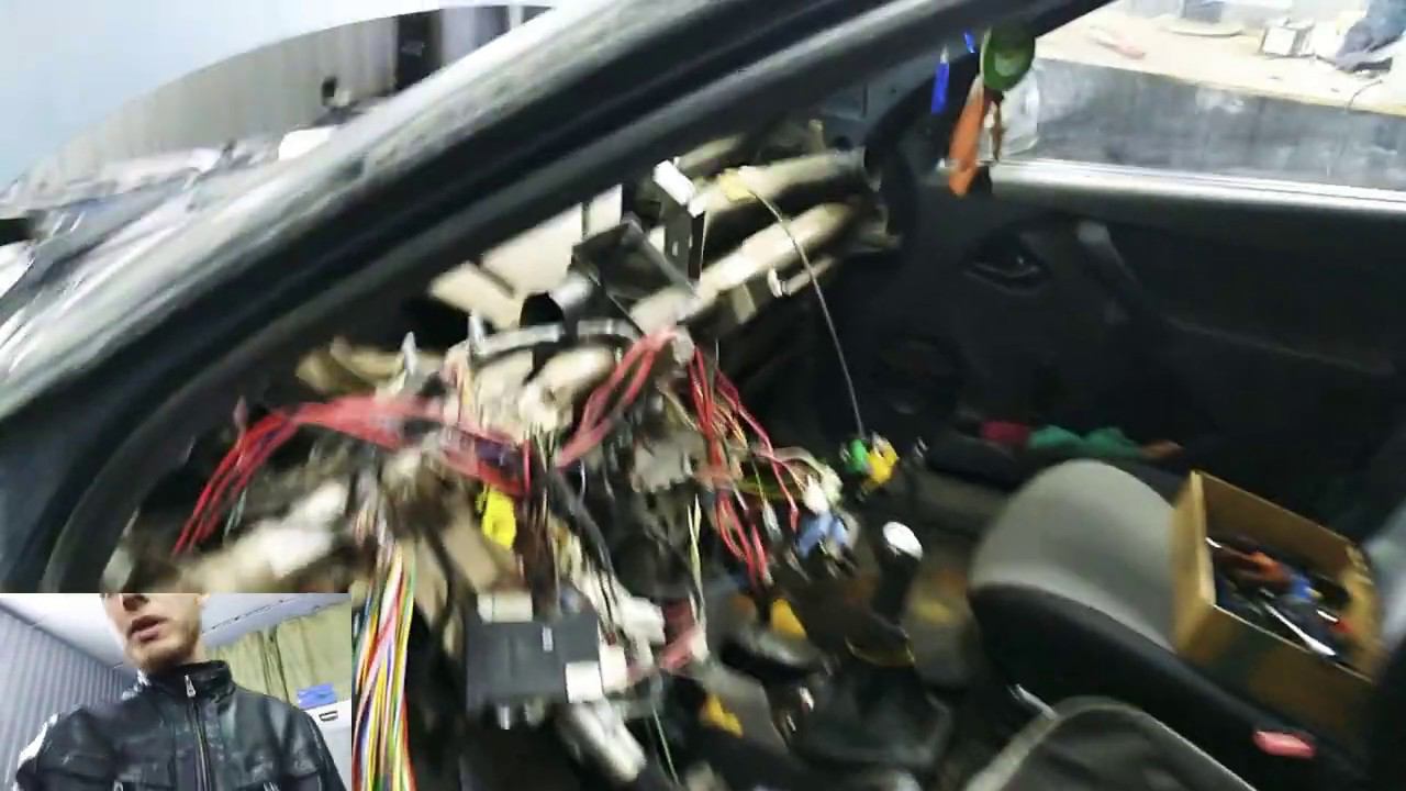 Лада гранта снятие панели часть 3