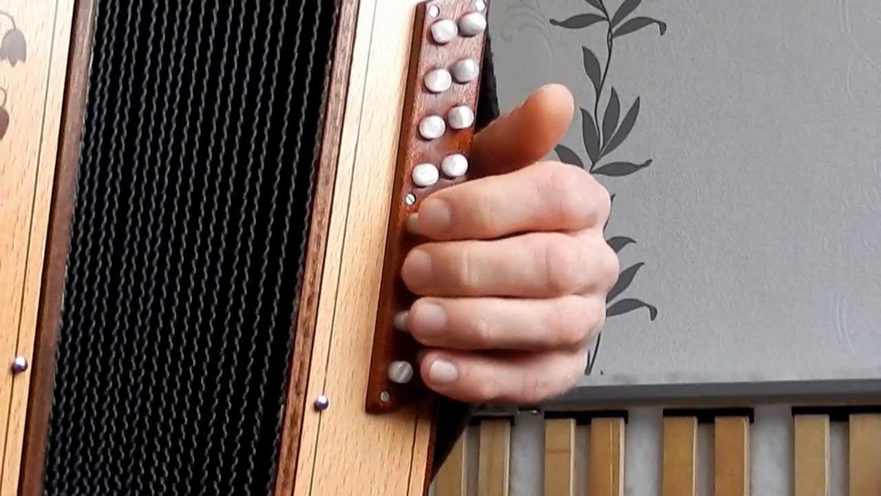 Здравствуй,земля целинная...(как играть на гармони,с цифрами) смотреть онлайн