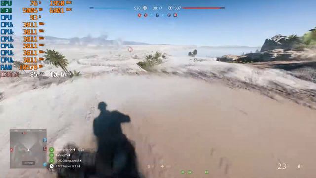 Battlefield V BENCHMARK - RTX 2060 - i5 8400 смотреть онлайн