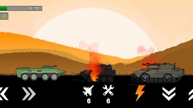 TANK WAR BATTLE : 2D TANKS GAME ALL LEVEL GAMESPKAY смотреть онлайн
