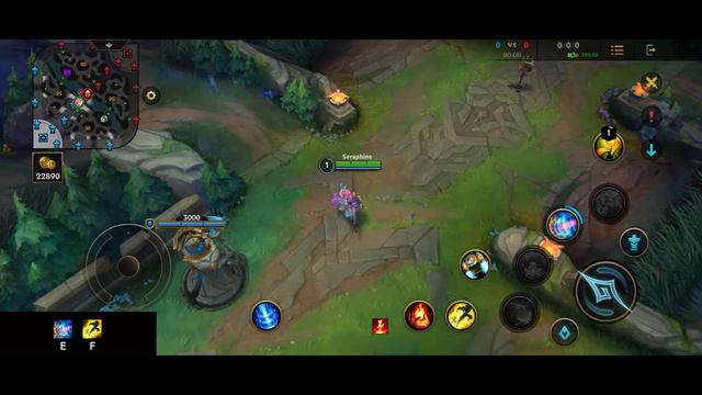 WILD RIFT - Seraphine E Flash Combo смотреть онлайн