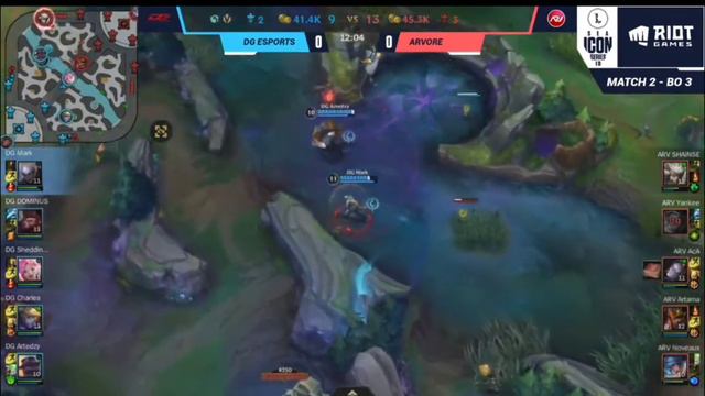MATCH-2 GAME-1 DG ESPORTS VS ARVORE LEAGUE OF LEGENDS WILD RIFT SEA ICON SERIES SUMMER SEASON смотреть онлайн