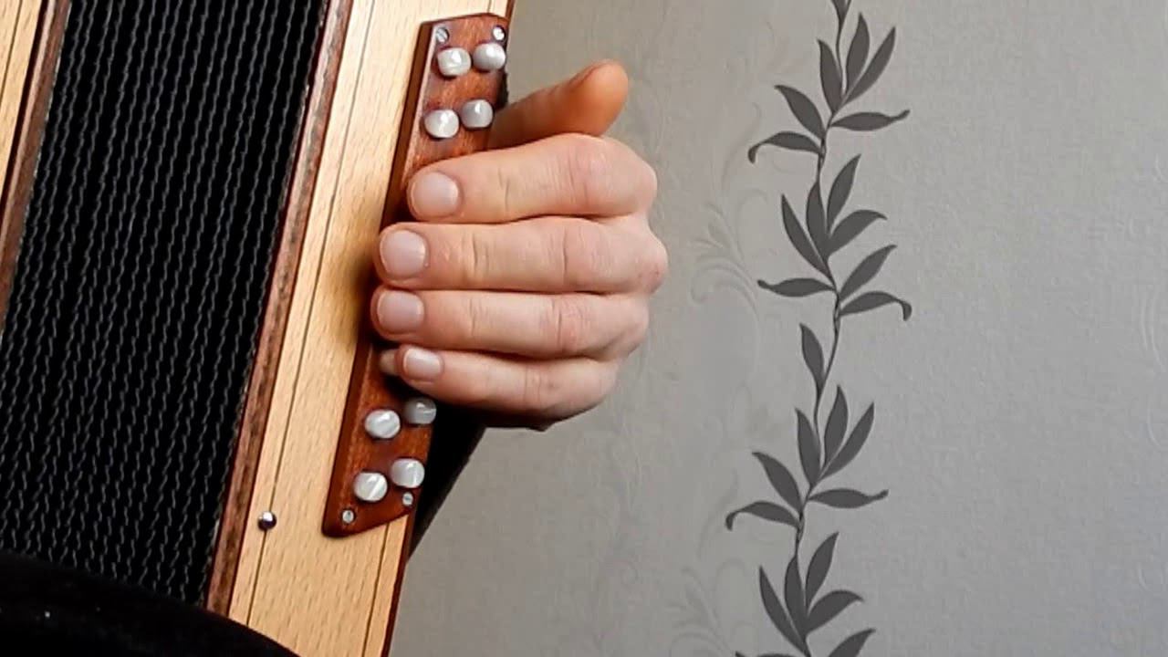 Раскинулось море широко...(как играть на гармони,с цифрами) смотреть онлайн