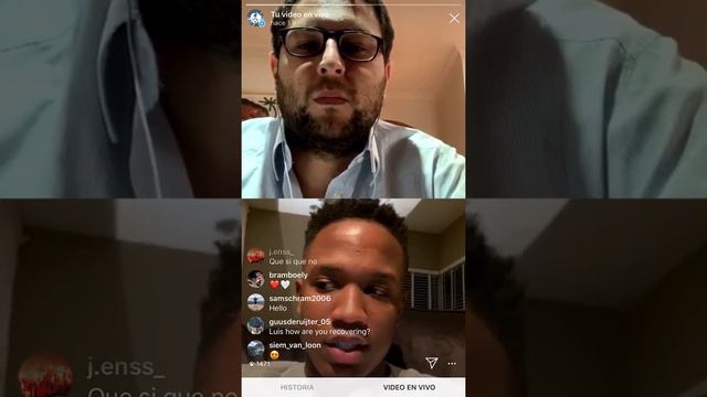 Instagram Live con Luis Sinisterra смотреть онлайн