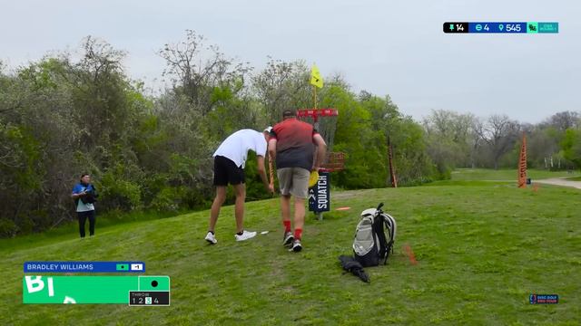 2024 The Open at Austin | MPO R1B9 | Williams, Robinson, Buhr, Anttila | Jomez Disc Golf смотреть онлайн
