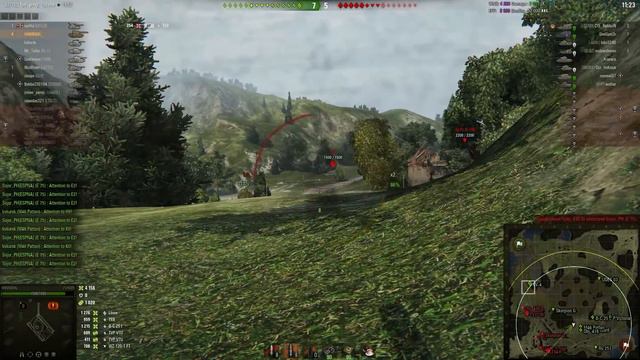 WoT FV4005 Stage II 10 shots 10 kills !!! 11455 DMG 1682 EXP - Swamp смотреть онлайн