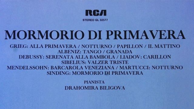 MORMORIO DI PRIMAVERA / C. Sinding - Mormorio di primavera op. 32 n° 3 смотреть онлайн