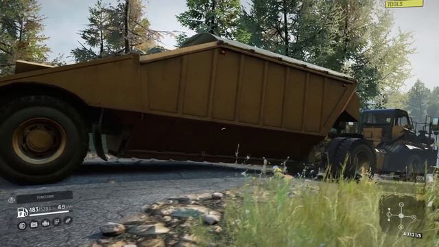 SnowRunner DLC Update - Caterpillar 770g Driving Offroad - Transporting Trailer Heavy Rock смотреть онлайн