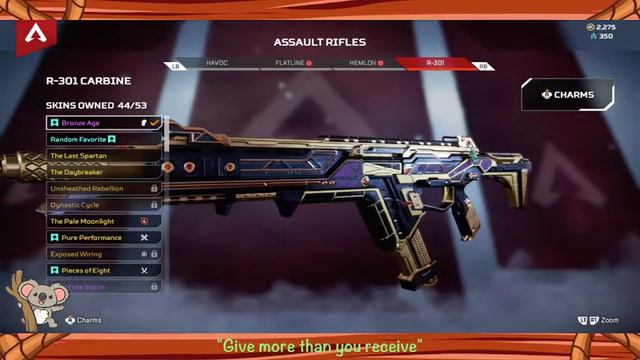 Epic Skin for the R-301 (Bronze Age), S11 Store Update. [Apex Legends - Highlight - Dec.21] смотреть онлайн