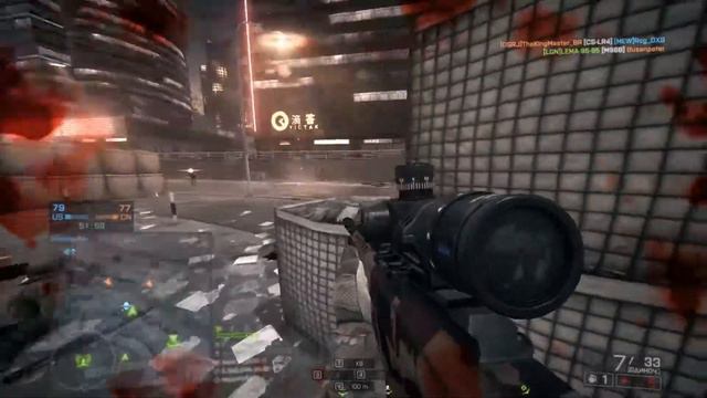 Battlefield 4 -LEMA 95 95 sniper lesson 2(игра снайпера) смотреть онлайн