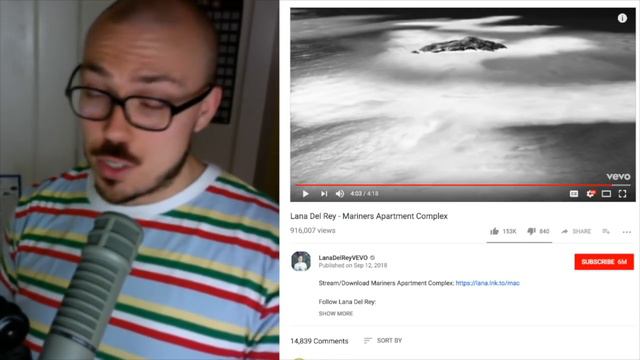 Lana Del Rey - "Mariners Apartment Complex" TRACK REVIEW смотреть онлайн