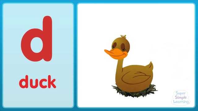 The D Song (Lowercase) _ Super Simple ABCs смотреть онлайн