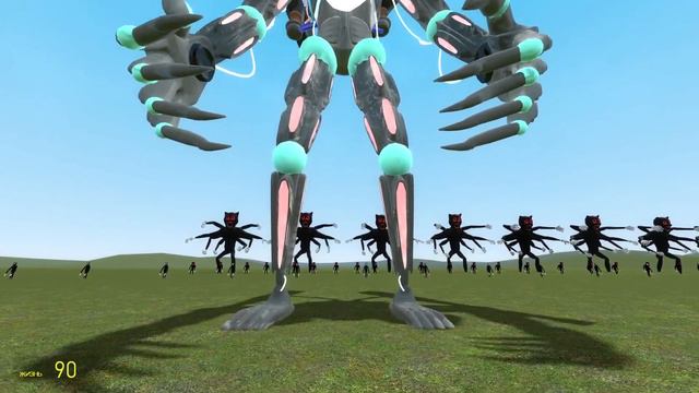 ALL SIREN HEAD MECHA VS CARTOON CAT VS OLD CARTOON CAT Garrys Mod смотреть онлайн