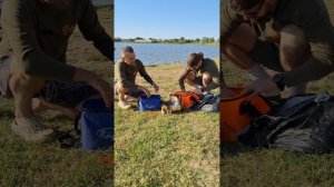 Наш первый выезд на спортивный водоём в ст. Темиргоевскую на прудовое хозяйство «У рыбака»