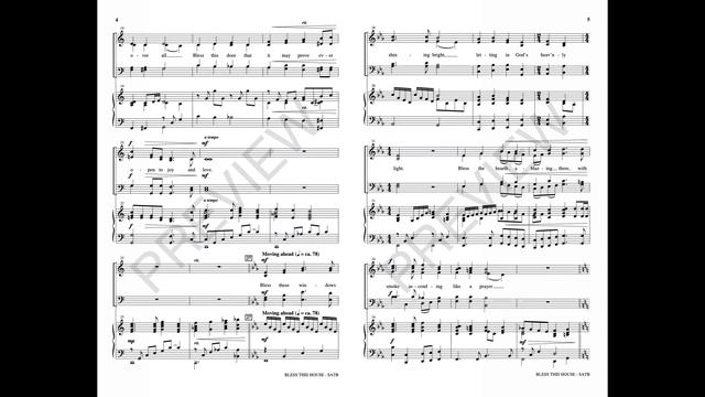 BLESS THIS HOUSE (SATB Choir) - Helen Taylor/May H. Brahe/arr. Joseph M. Martin смотреть онлайн