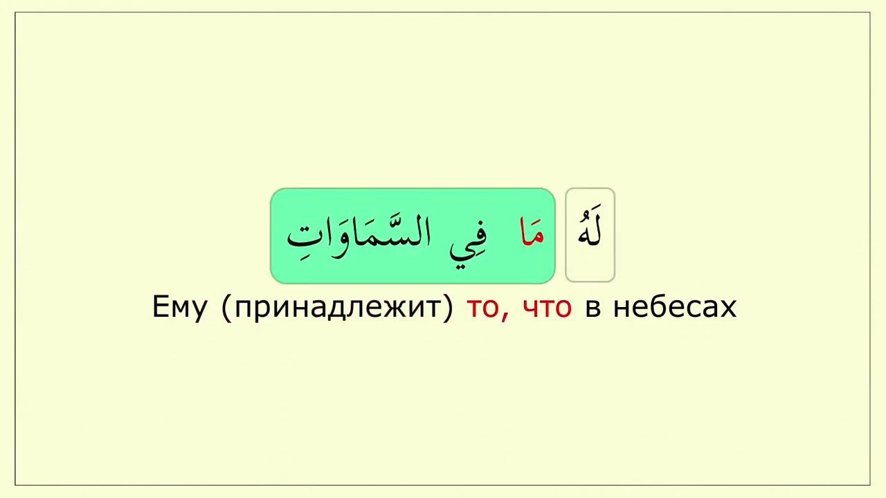_026-1 Падежи. Имя относительное (الاسم الموصول)
