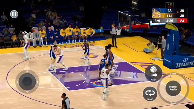 NBA 2K21 Arcade Edition Gameplay Golden State Warriors vs Los Angeles Lakers Apple Arcade iOS 2021 смотреть онлайн