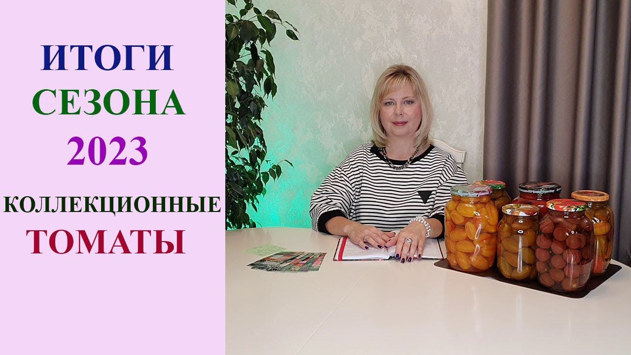 ИТОГИ СЕЗОНА 2023. КОЛЛЕКЦИОННЫЕ ТОМАТЫ. смотреть онлайн