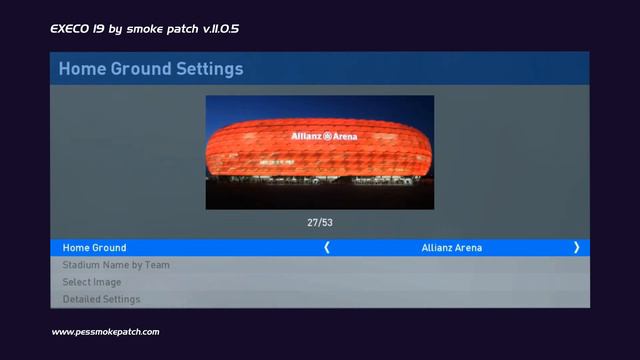 New Stadium Pack For PES 2019 (EXECO19) V11.0.5