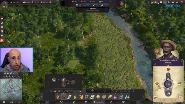 ANNO 1800 #141 - DLC New World Rising - El gran estadio de futbol (Gameplay Español) смотреть онлайн