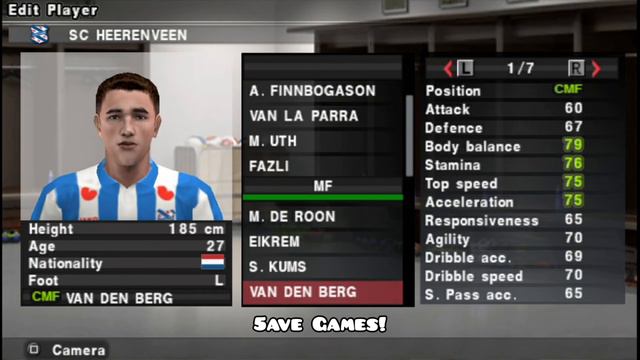 PES 2014 SC HEERENVEEN All Team Players (Eredivisie) Pro Evolution Soccer PS2 ⚽️ смотреть онлайн