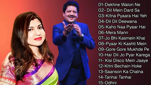 Best Of Alka Yagnik And Udit Narayan Songs | Evergreen 90's Songs