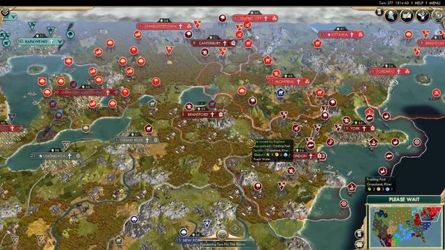 Civ V: Brave New World Gameplay - Native America Mods - Part 11 [AI Only] смотреть онлайн