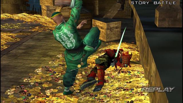 Tekken 5: Dark Resurrection | Wang Jinrei | Story Battle | 4K [60FPS] PSP[PPSSPP смотреть онлайн