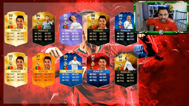 CRISTIANO RONALDO DE FIFA 10 A FIFA 22 | TODAS SUS CARTAS