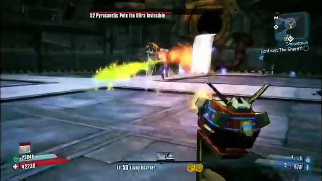Borderlands 2 [X360] TVHM - Solo Kill: Pyro Pete the Ultra Invincible (Gunzerker) смотреть онлайн