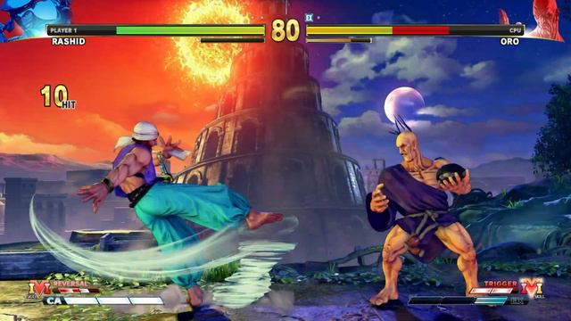 Rashid vs Oro (Hardest AI) - Street Fighter V (PS5 4K60FPS) смотреть онлайн