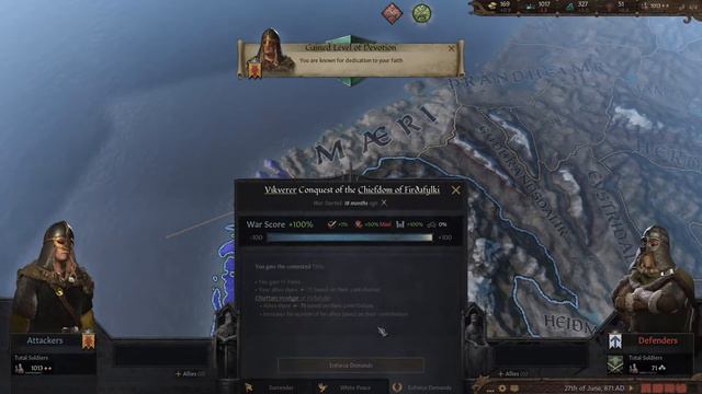 Crusader Kings III - Northern Lords - Fairhair (Part 1) смотреть онлайн