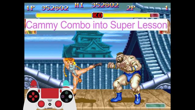 Super Street Fighter 2 Turbo Combo Cammy Tutorial (Gamepad + Commentary) SSFIIT SSF2X смотреть онлайн