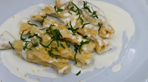 Равиоли с креветкой