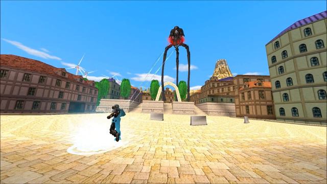 War of The Worlds Tripods VS Dead space Security NPC Fight Garry's Mod смотреть онлайн