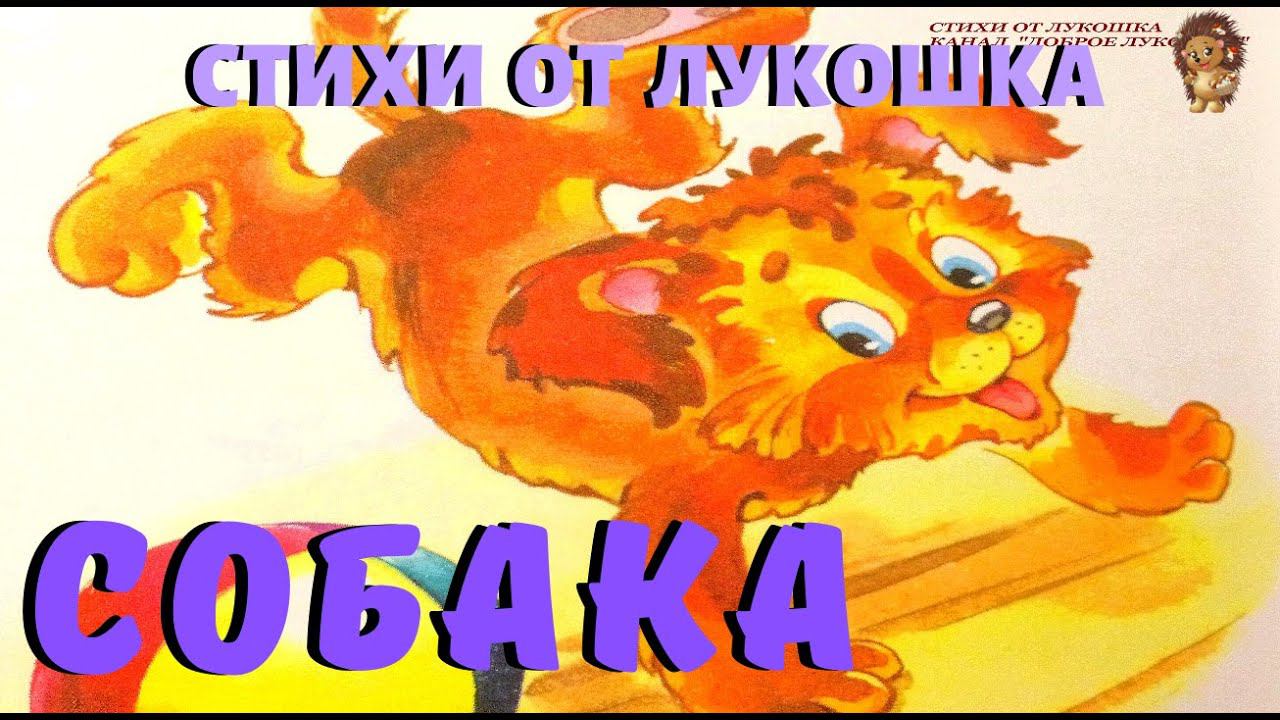 СОБАКА | Стих | Агния Барто | Стихи Барто | Стихи для детей | Аудио стихи | Стих про Собаку смотреть онлайн