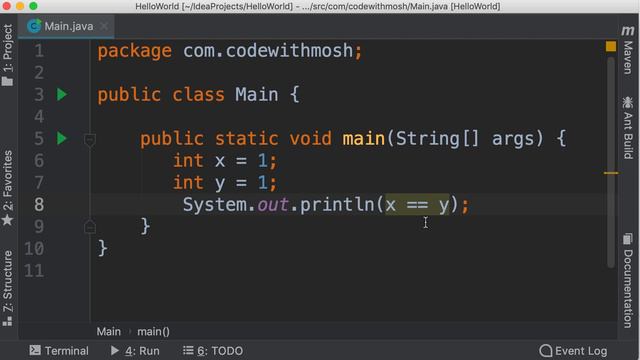 27- Comparison Operators смотреть онлайн